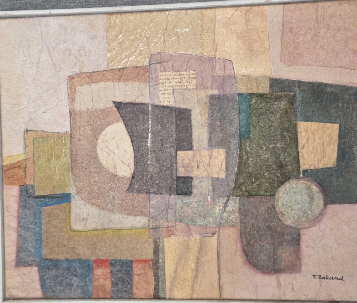 Fernand Rolland (1920–2004) - Abstract Painting-photo-2