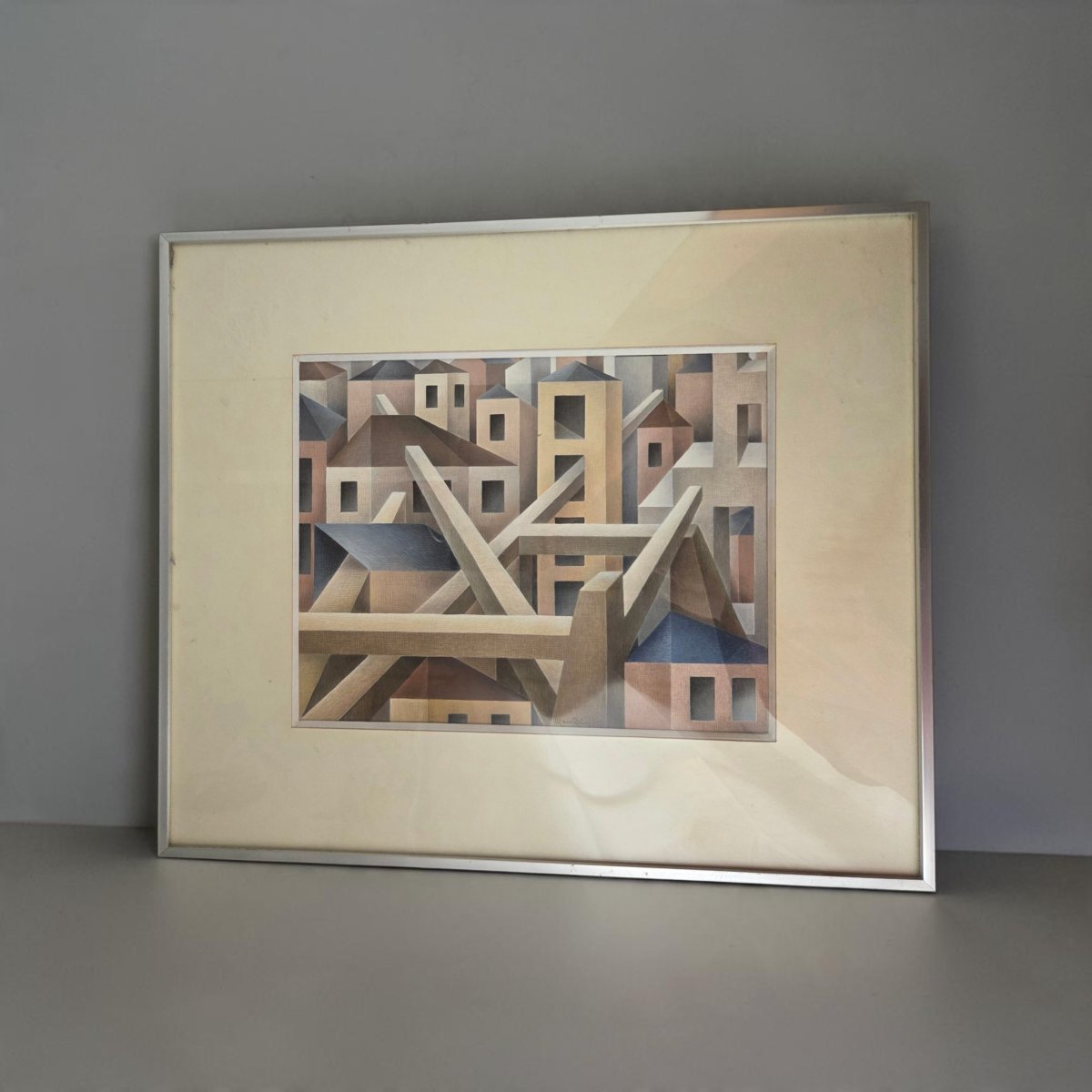 René Maurel - Gouache