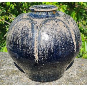 Jean-claude De Crousaz, Arpot - Enamelled Stoneware Vase
