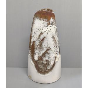 Yvon Le Douget - Grand vase sculptural. Années 90