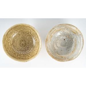 Yoland Cazenove - 2 Ceramic Bowls. 1950s-1960s