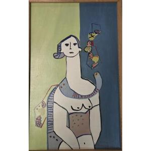 Nafir Boaba - Huile sur toile