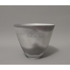Annie Fourmanoir - Coupe en porcelaine nuagée