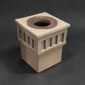 Owen Watson - Architectural Stoneware Vase. 70's