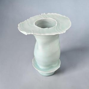 Takeshi Yasuda - Porcelaine céladon de glace Qing Bai