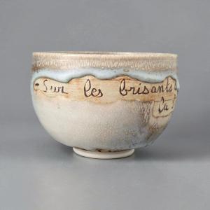Charles Hair - Haiku Porcelain Bowl With A Glaze Finish Featuring Layered Glazes