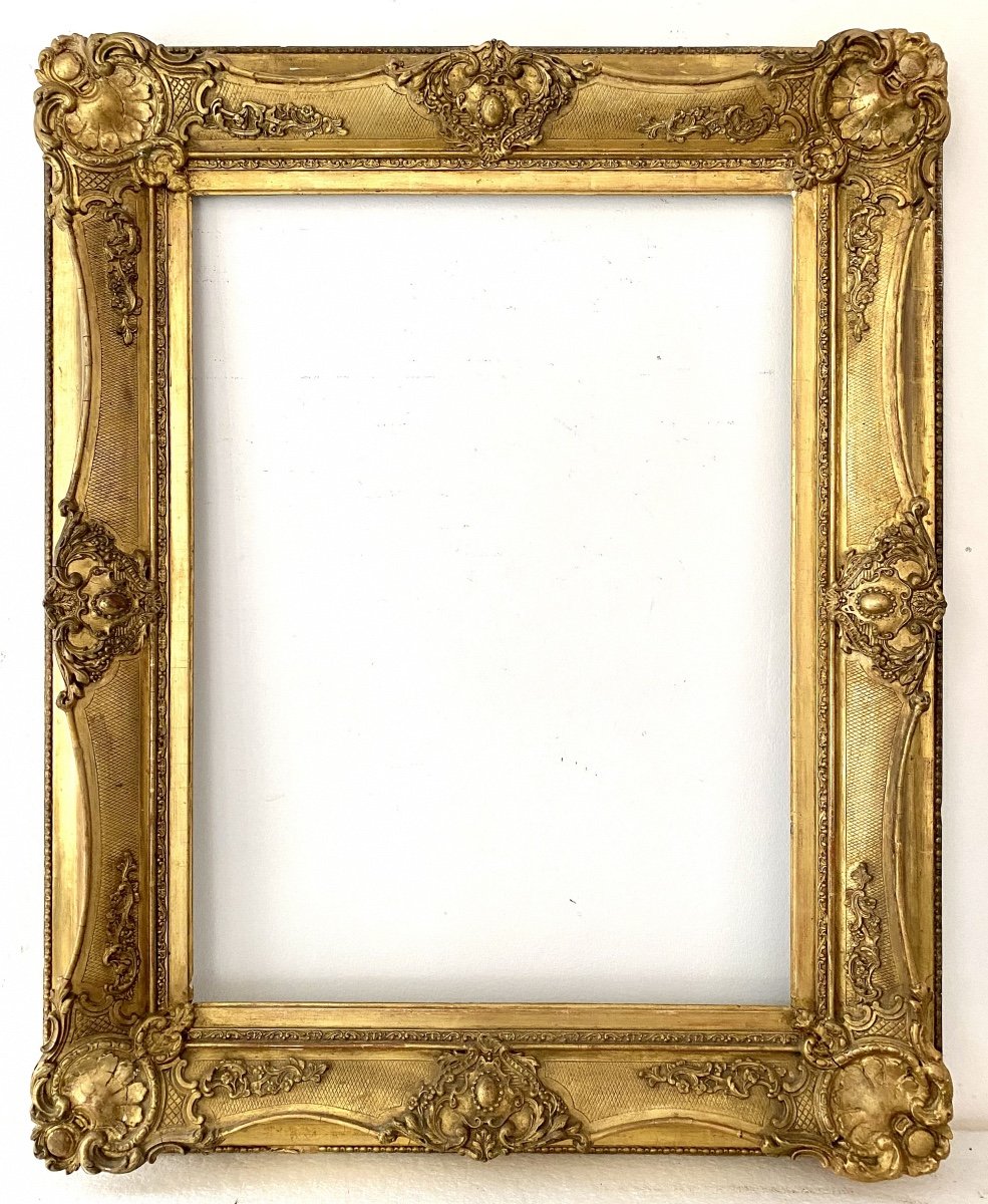 Louis XV Style Frame - 77.50 X 56.20 - Ref - 1436-photo-1