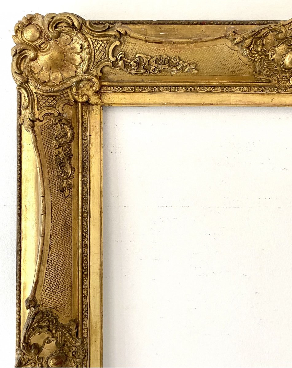 Louis XV Style Frame - 77.50 X 56.20 - Ref - 1436-photo-2