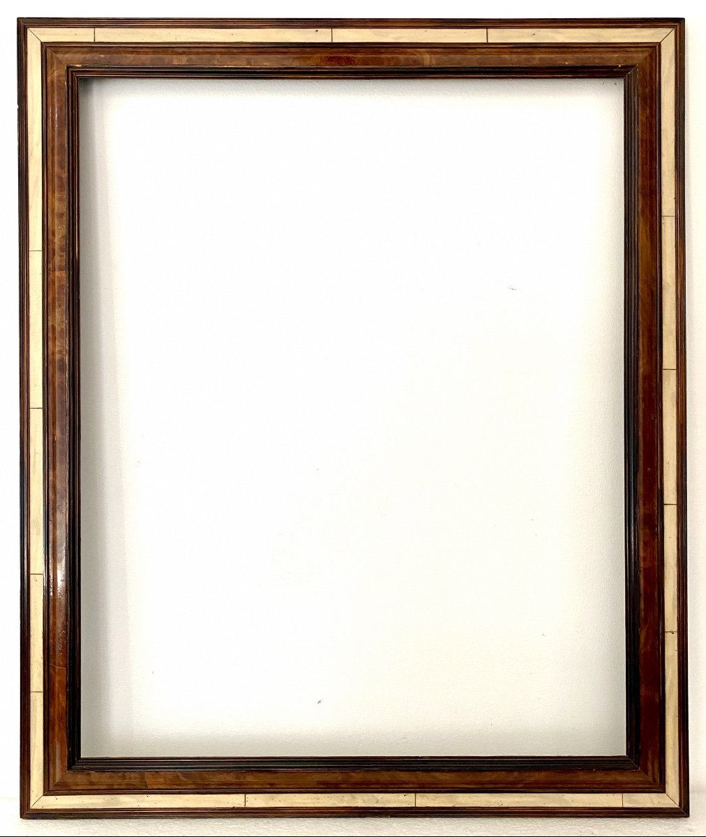 Frame In Lacquered And Veneered Wood - 85.10 X 68.80 - Ref - 1572-photo-1