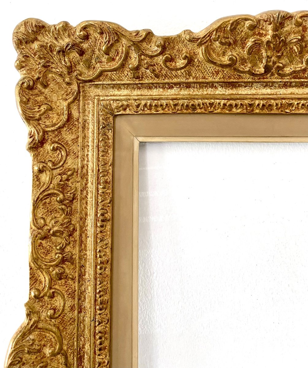 Louis XIV Style Frame - 34.20 X 20.00 - Ref - 1707-photo-2