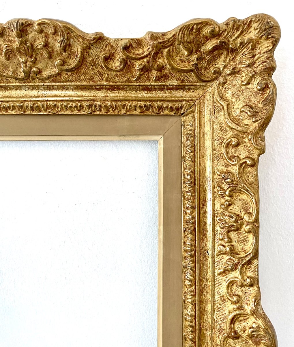 Louis XIV Style Frame - 34.20 X 20.00 - Ref - 1707-photo-3