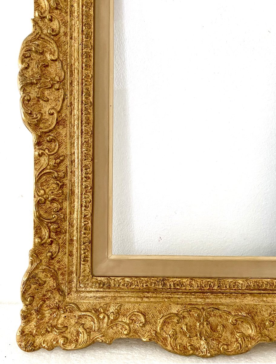 Cadre De Style Louis XIV - 34,20 X 20,00 - Ref - 1707-photo-4