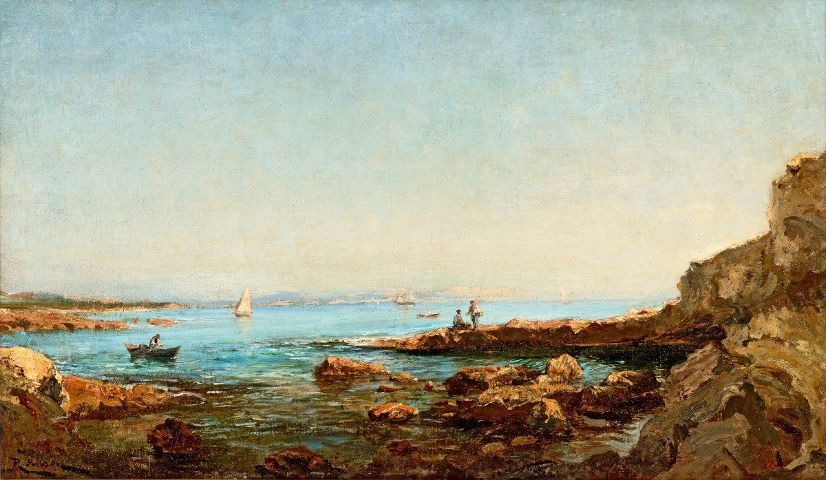 Raphaël Ponson, Bord De Mer &agrave, Sausset Les Pins