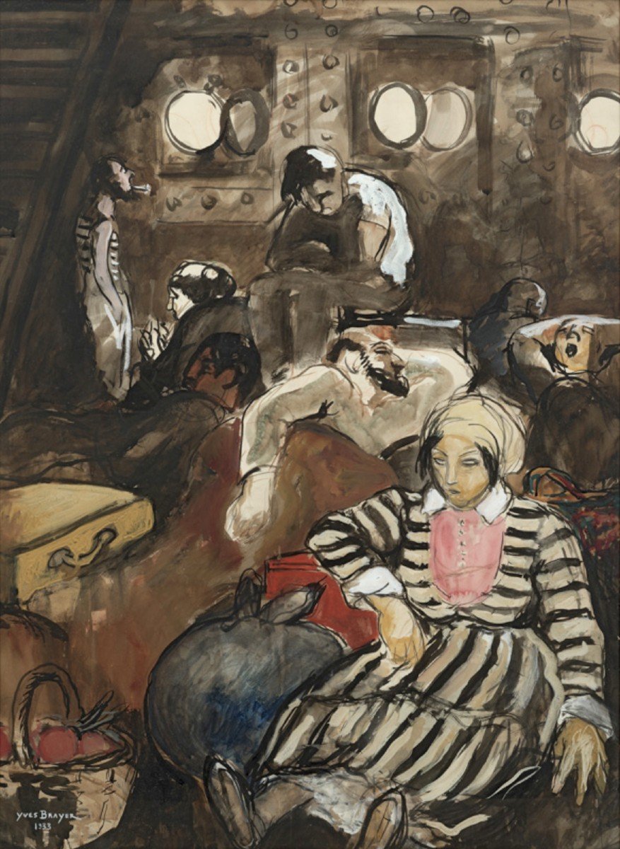 Yves Brayer, The Migrants, 1933