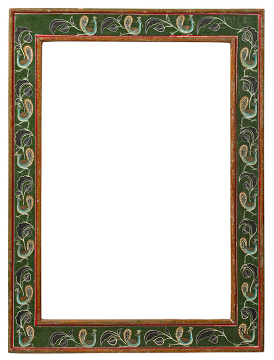 Cadre à décor de frise de paons — 50,4 x 34,9 cm — Ref. 3032