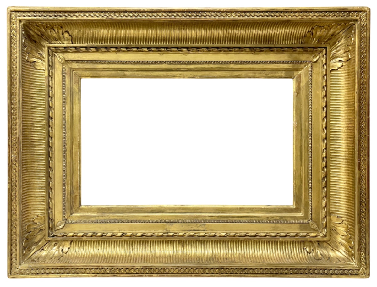 Cadre dit 'à canaux' — 29,2 x 47,2 cm — Ref. 3036