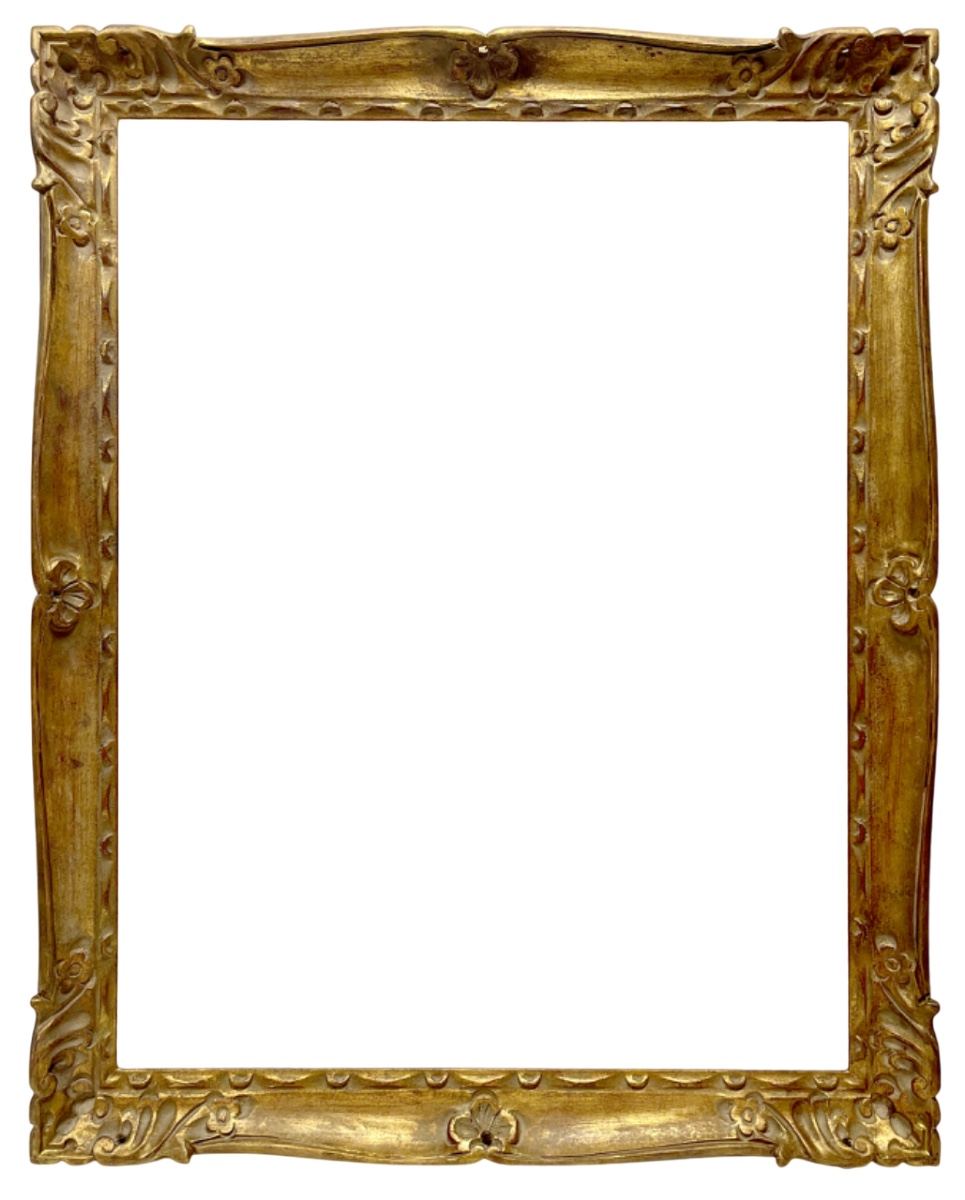 Cadre en bois sculpté esprit Louis XV —Ref. 2558