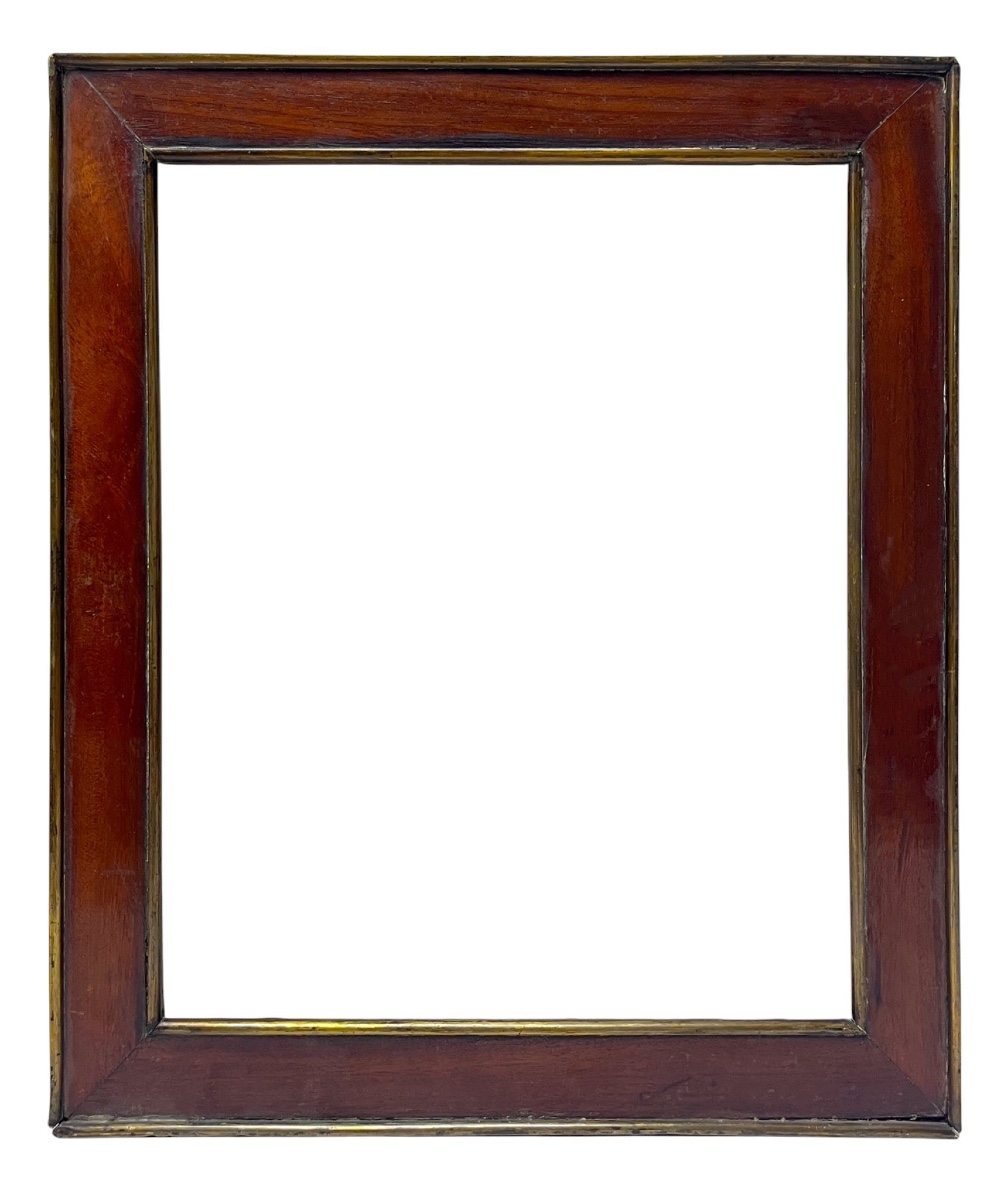 19th Century Mahogany Frame — 27 X 21.8 Cm — Ref. Pc0062m1