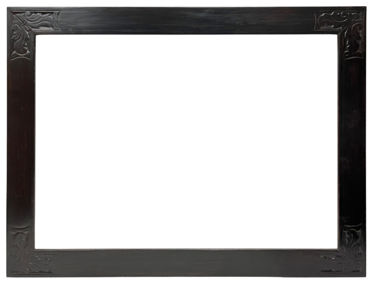 Cadre en bois noirci — 71,2  x 99,2 cm — Ref. 2574