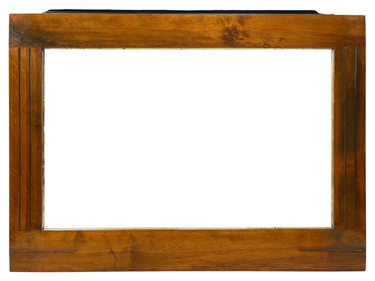 Walnut Veneer Base Frame — 50.2 X 80.5 Cm — Ref. Pc0054m1 (pair Pc0053m1)