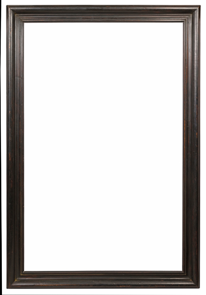 Cadre en noyer mouluré noirci XIXe — 141,8 x 90,8 cm — Ref. PC0130M1