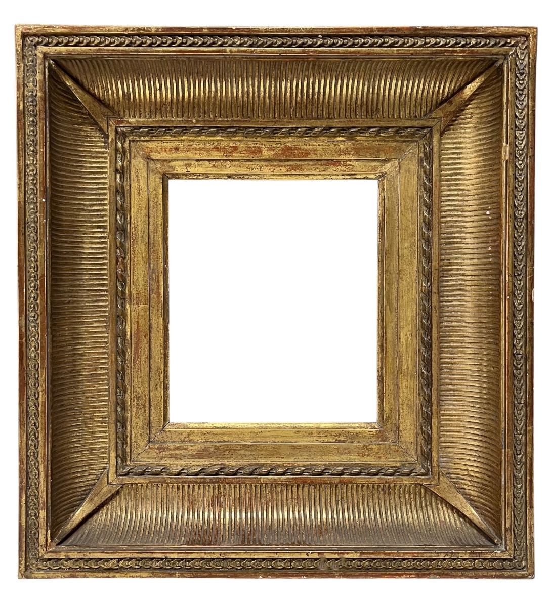 Cadre à canaux XIXe — 15.6 x 13.3 cm — Ref. PC0459M2