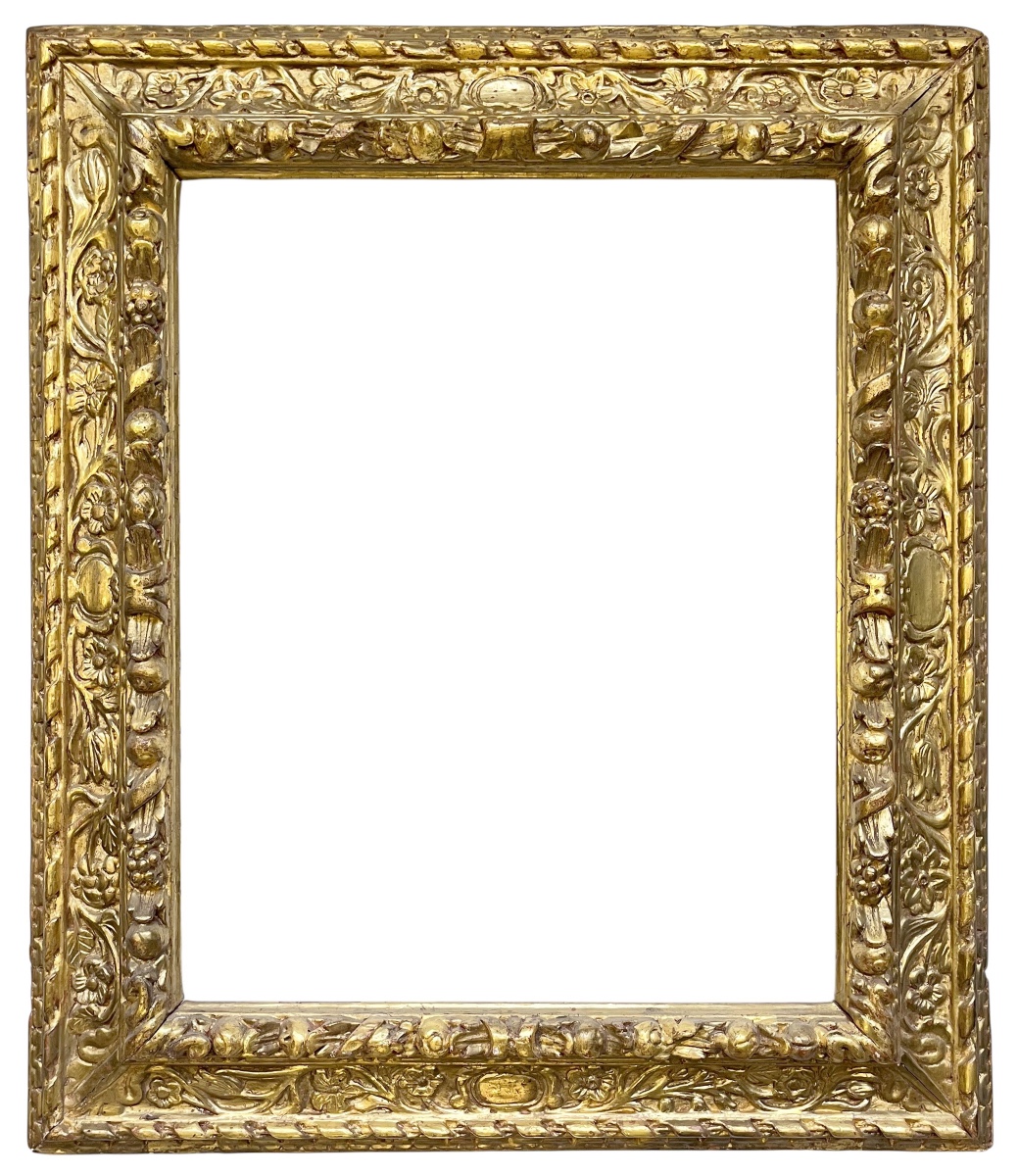 Cadre à profil renversé espagnol XVIIe — 62,8 x 50,9 cm — Réf. PC0357M2