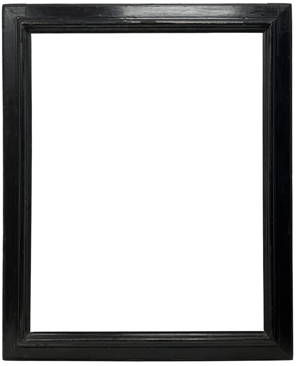 Cadre en bois mouluré noirci — 97 x 76,1 cm — Réf. PC0556M2