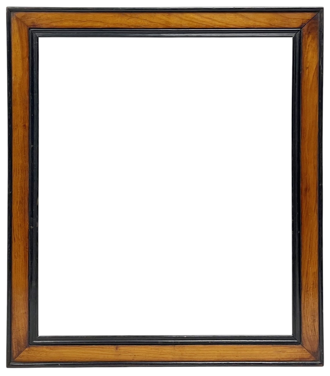 Walnut Frame With Blackened Fillet And Molded View. - 49.4 X 40.5 Cm - Ref. Pc0566m2