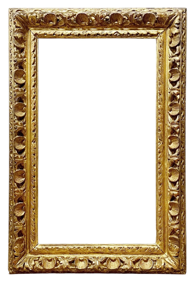 Cadre d'époque Louis XIII — 27.9 x 16.8 cm — Ref. PC0881M2 (Paire PC0885M2)