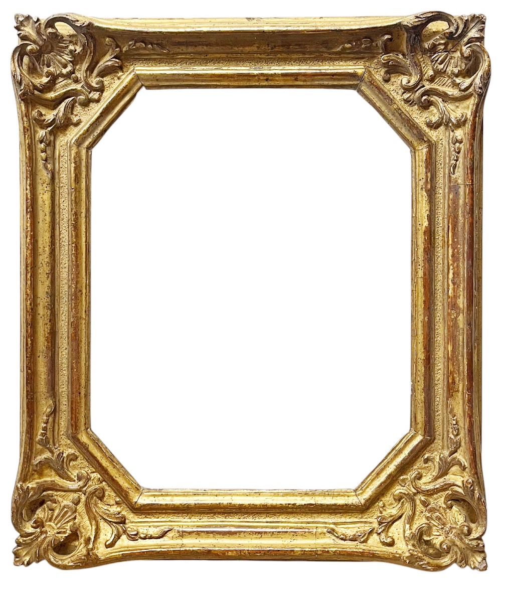 18th Century Octagonal Frame - 23.8 X 19 Cm - Ref. Pc0884m2