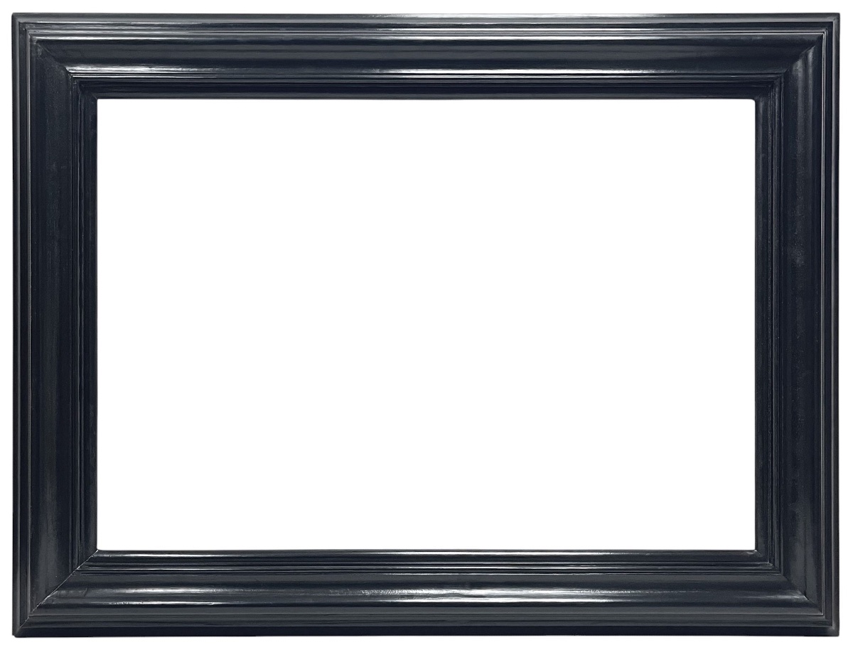 Blackened Wood Frame — 51 X 74 Cm — Ref. 2641