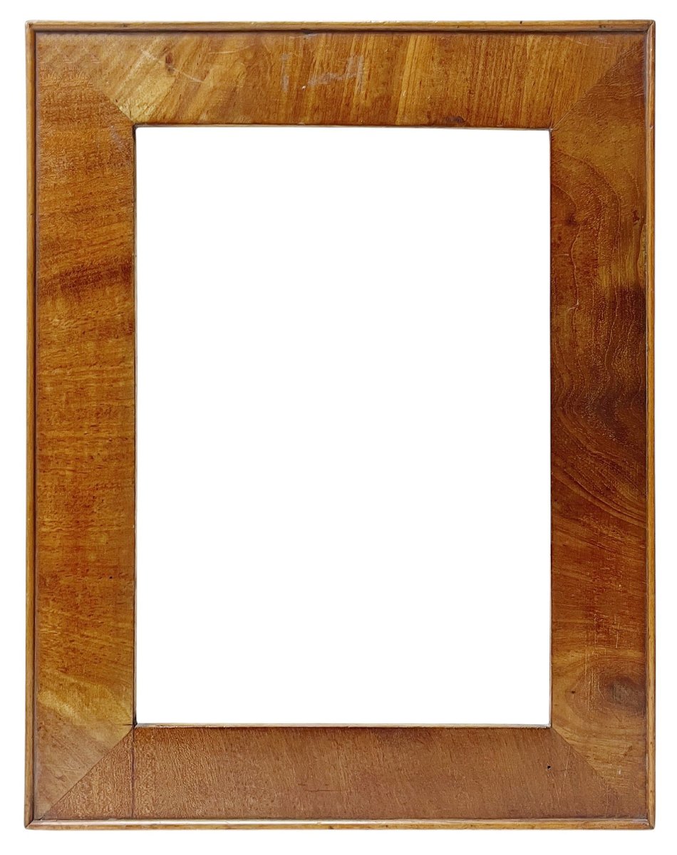 Cadre en bois plaqué XIXe — 28,9 x 20,3 cm — Réf. PC0965M2