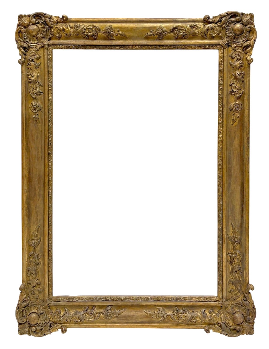 Vintage Louis-philippe-era Frame — 60 X 41 Cm — Ref. 2738