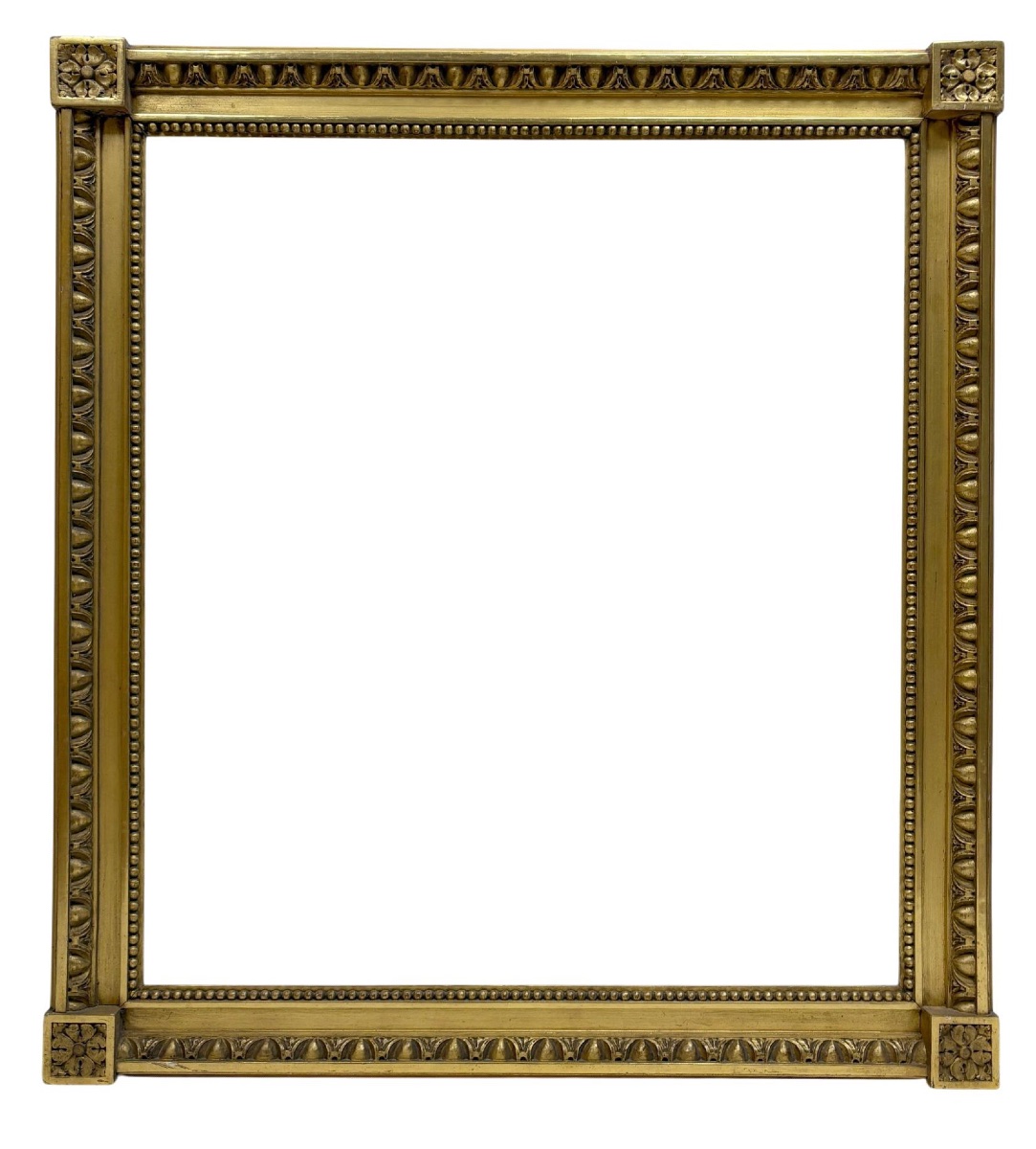 19th-century Square-cornered Frame — 60.2 X 54 Cm — Ref. 2740 (pair 2741)