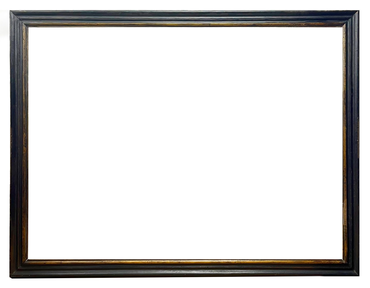 19th-century Blackened Wood Frame — 90 X 118.5 Cm — Ref. Pc0942m2