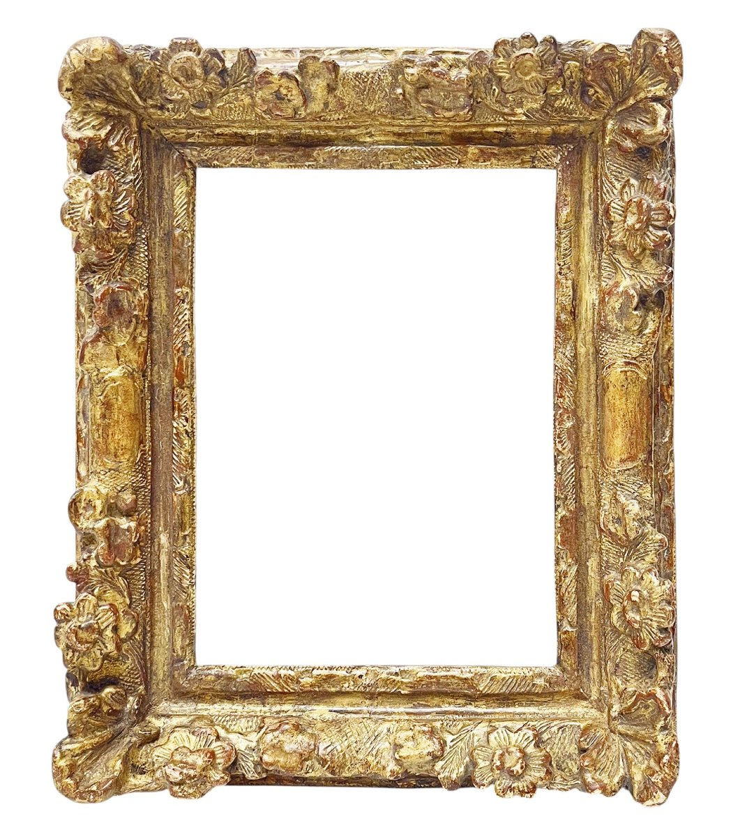 Louis XIV Frame With "flowered Corners" — Ref. Pc0978m2