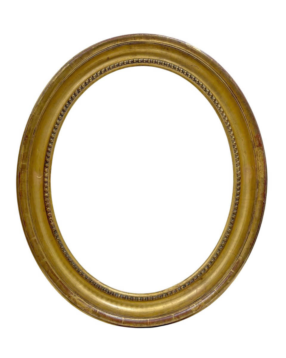 Cadre ovale XIXe — 75 x 61,2 cm — Réf. 2776