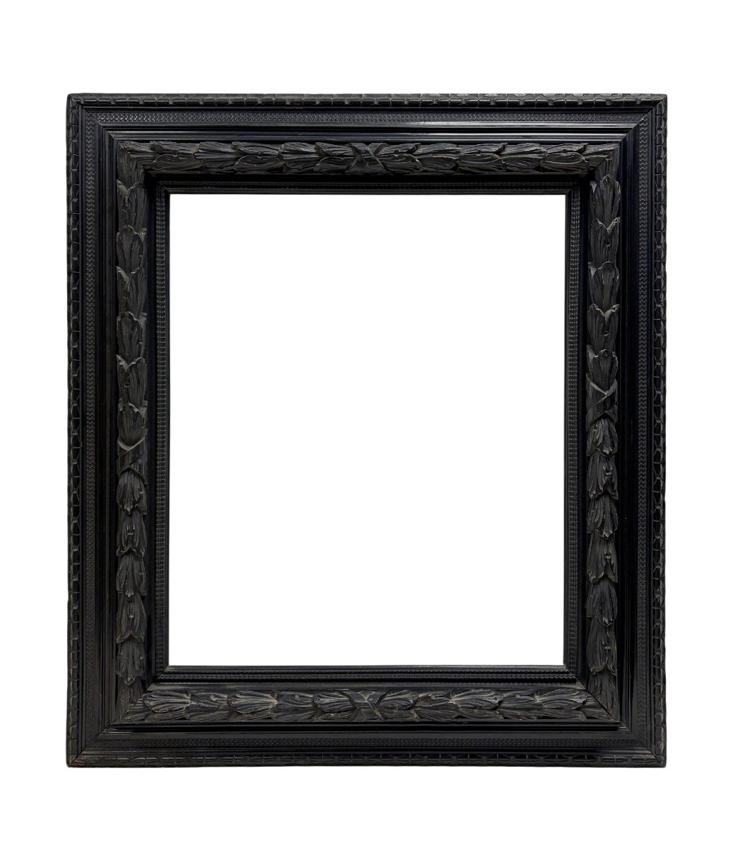 Blackened Wood Frame — 63 X 52 Cm — Item No. 2801