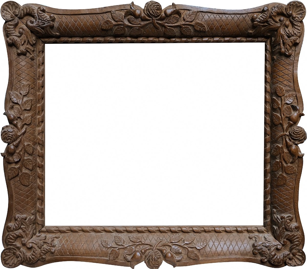 Carved Wood Frame - Ref-044