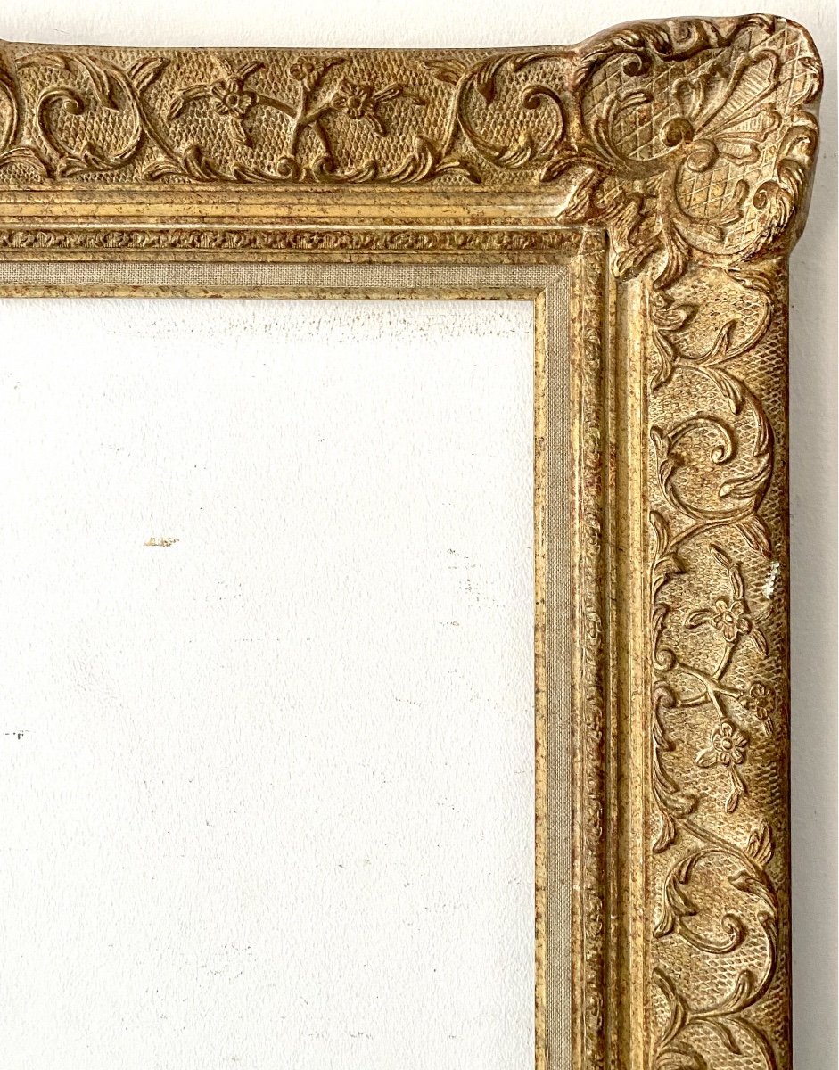 Cadre  de style Louis XIV - 100,60 X 55,40 - Ref-1303-photo-4