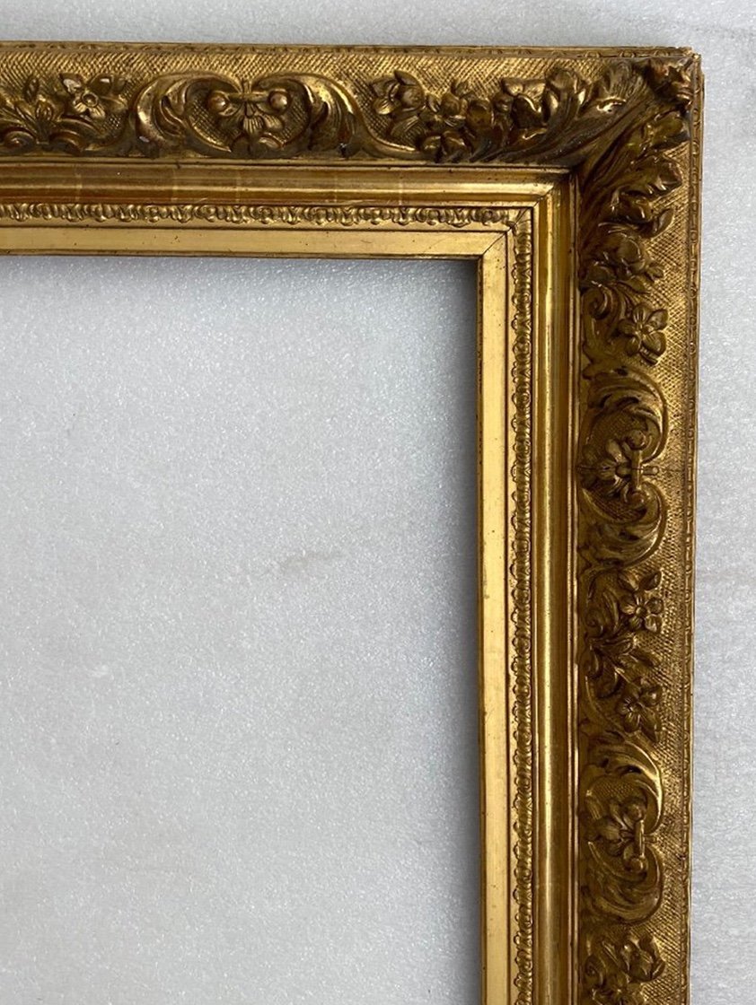 Napoleon III Style Golden Frame - 82.20 X 63.20 - Ref 1319-photo-4
