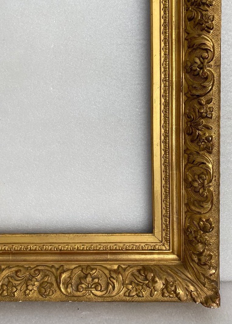 Napoleon III Style Golden Frame - 82.20 X 63.20 - Ref 1319-photo-2