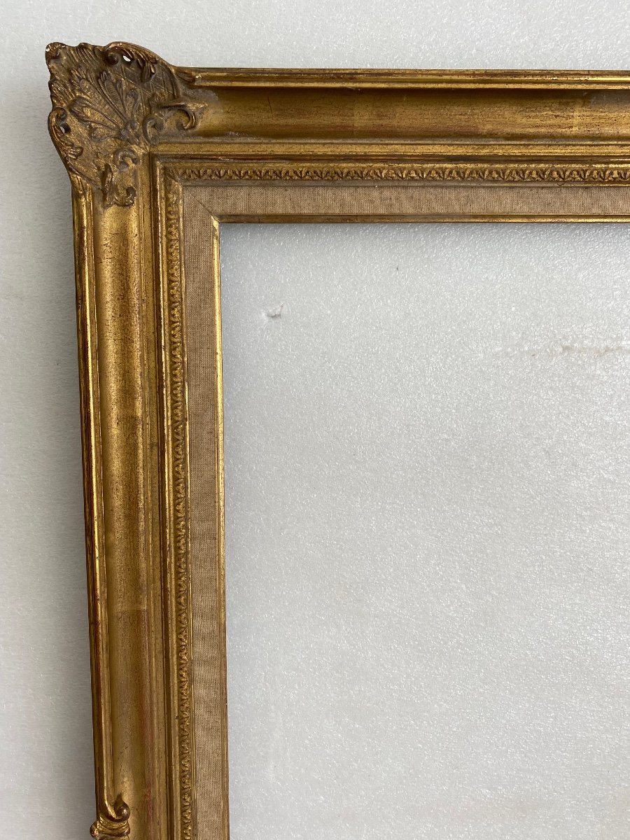 Golden Frame Louis XV Style - 93.10 X 74.10 - Ref 1320-photo-1