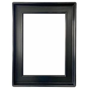 Blackened Wooden Frame - 74.40 X 51.40 - Ref - G052