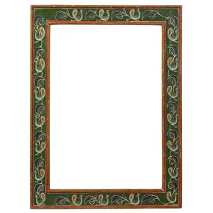 Cadre à décor de frise de paons — 50,4 x 34,9 cm — Ref. 3032