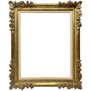 Louis XIV Style Frame 'with Flowered Corners' — 65.9 X 49.6 — Ref. 2554