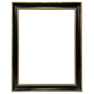 Cadre noir & or XIXe — 81,5 x 61 cm — Ref. PC0102M1 (paire PC0103M1)