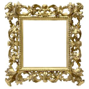 Cadre Baroque italien XVIIe — 19 x 18,3 cm— PC0298M2