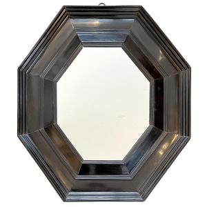 17th-century Flemish Octagonal Frame With Glass — 41 X 34 Cm — Ref. Pc0330m2